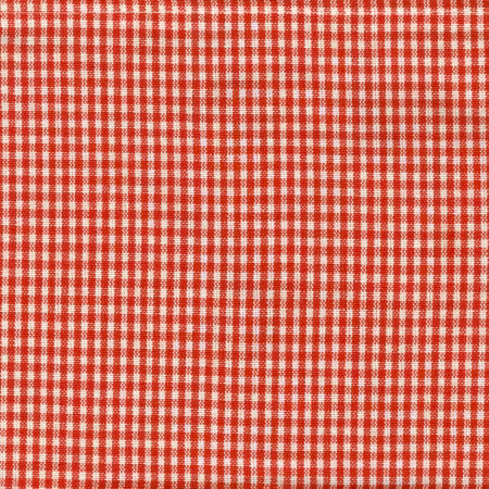 Tea Towel Mini Check Orange/White