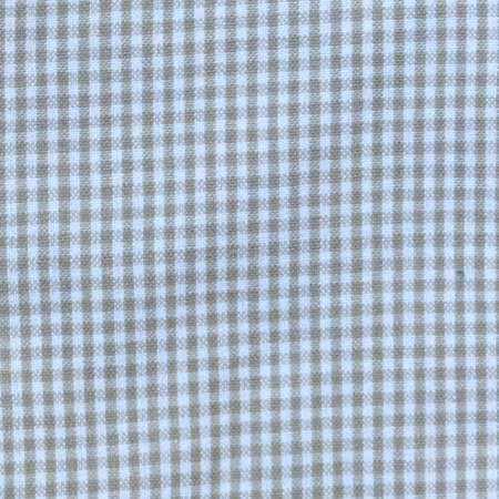 Mini Check Taupe and White Tea Towel
