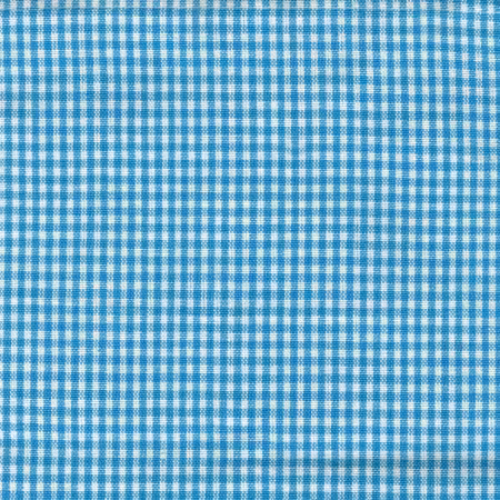 Tea Towel Mini Check Turquoise and White