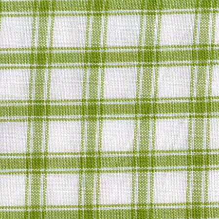 Tea Towel Lime Green Check with Cream Background