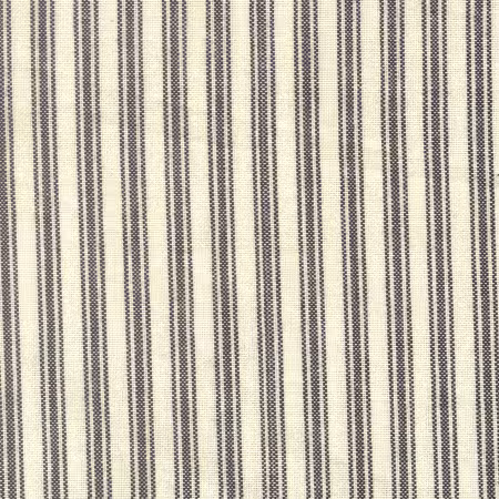 Tea Towel Ticking Stripe Black/Cream