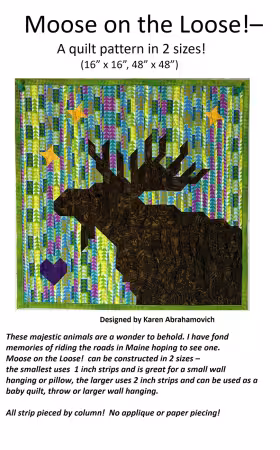 Moose on the Loose Quilt Pattern