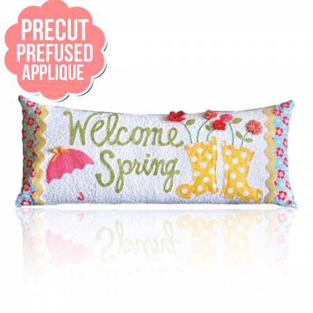 Welcome Spring Bench Pillows - April with pattern