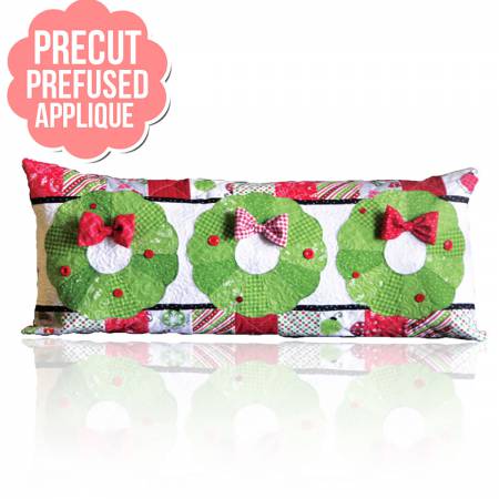 Deck the Halls Bench Pillows - December with pattern