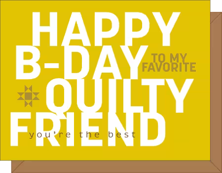 Happy B-Day Gift Card