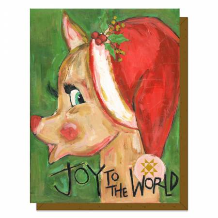 Joy to The World - Quilty Card