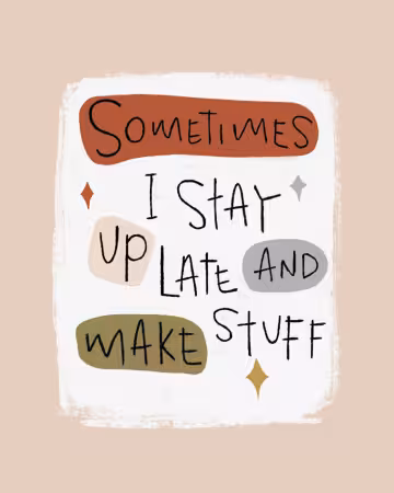 Sometimes - Art Print