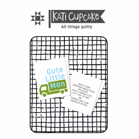 Cute Little Man - Designer Woven Labels