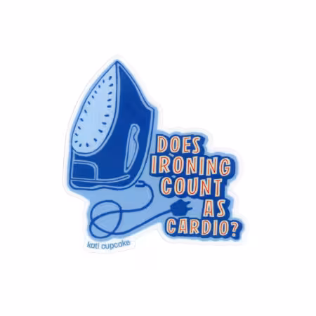 Does Ironing Count Sticker