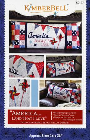 America Land That I Love Bench Pillow