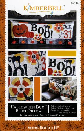 Halloween Boo Bench Pillow