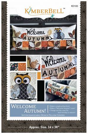 Welcome Autumn Bench Pillow