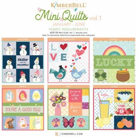 Mini Quilts Volume 1 January - June