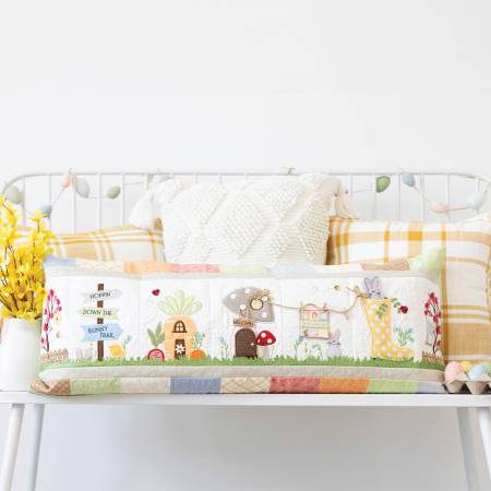 Hoppin' Down the Bunny Trail Bench Pillow