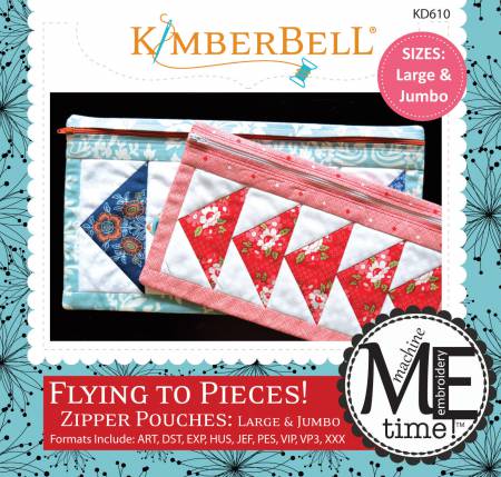 CD Flying to Pieces Zipper Pouch (Large & Jumbo Size)