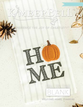 October Welcome Home Pumpkin Tea Towel Set of 2 Dots & Stripes Tea Towels