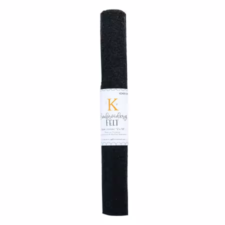 Embroidery Felt - Black Licorice