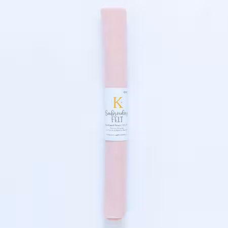 Embroidery Felt Sun Kissed Peach 12in x 18in