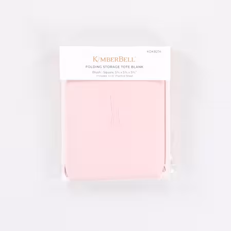 Folding Storage Tote Blank Blush
