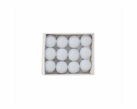 White Enamel Magnets 12ct