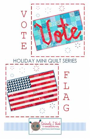 Vote and Flag Mini Quilts