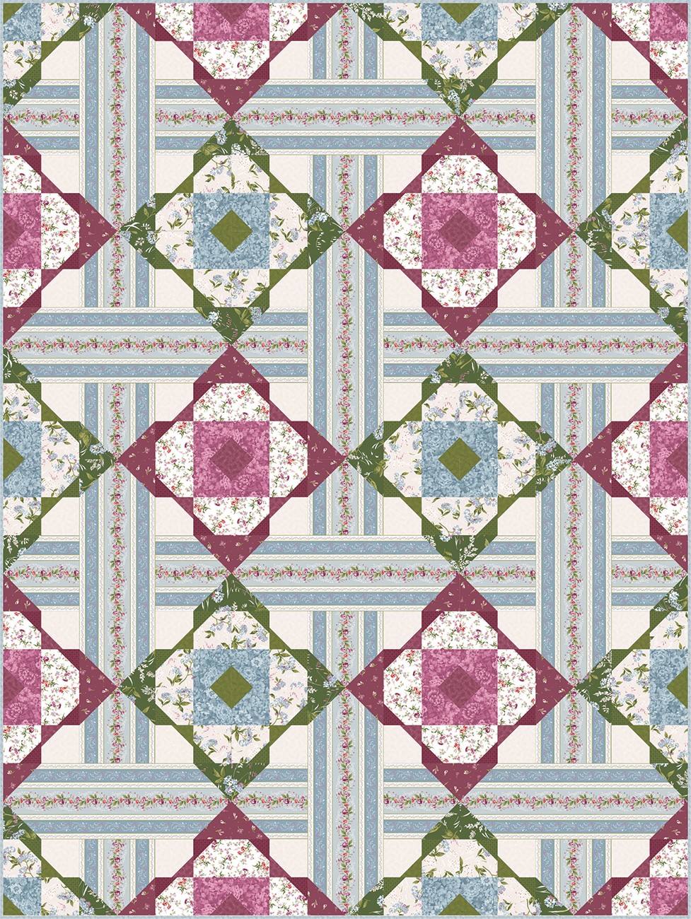 Quilt Kit Adelaide, 54in x 72in By Michell, Marti