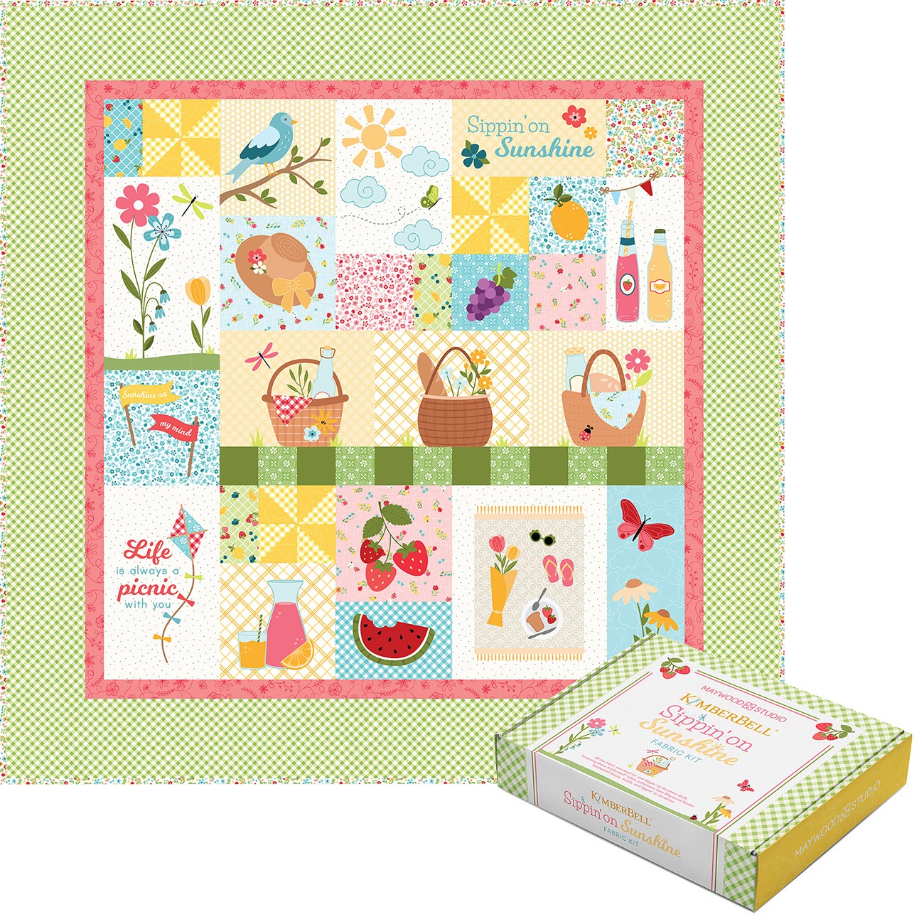 Sippin' on Sunshine Fabric Kit 40in x 40in