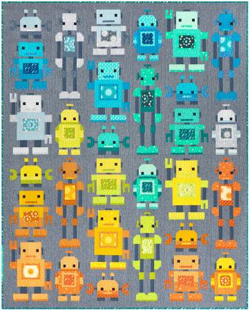 Quilt Kit, Robots Planetarium, 30pcs