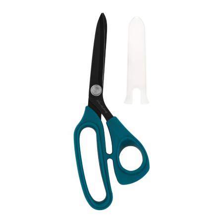 Perfect Scissors Dark Teal 8-1/2in Bent Handle Micro-Serrated Non-Slip Blade