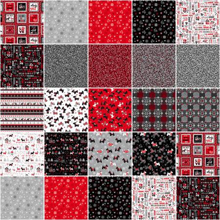 10in Squares Knit & Caboodle, 42pcs/bundle