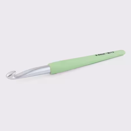 Waves Aluminium Single Ended Crochet Hook 9.00mm Pistachio Bliss