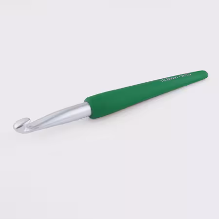 Waves Aluminium Single Ended Crochet Hook 10.00mm Forest Fern