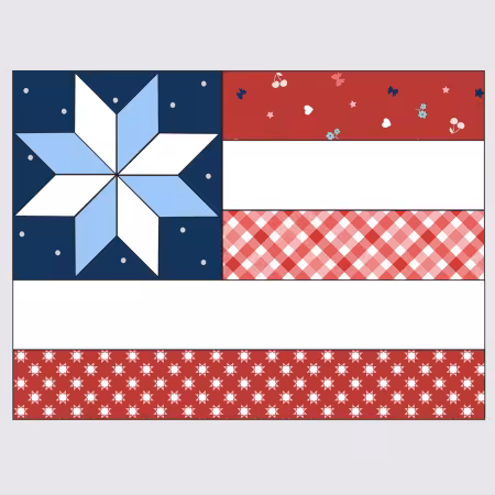 Stars & Stripes Forever Punch Needle Embroidery Kit