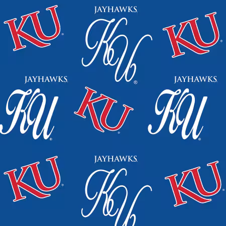NCAA Kansas Letters Cotton
