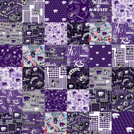 Kansas State Collegiate Cheater Quilt