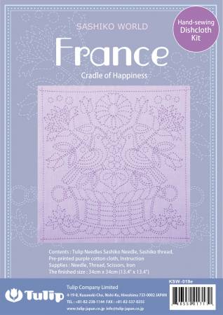 SASHIKO WORLD France Cradle of Happiness