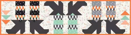 Frank and Friends Witches Feet Table Runner Kit