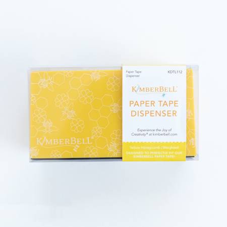 Kimberbell Paper Tape Dispenser Yellow Honeycomb