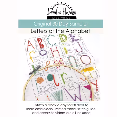 30 Day Sampler Letters of the Alphabet - Original