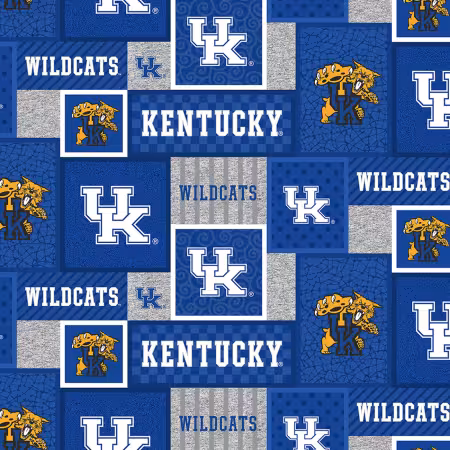 NCAA- Kentucky Wildcats College Patch Fleece