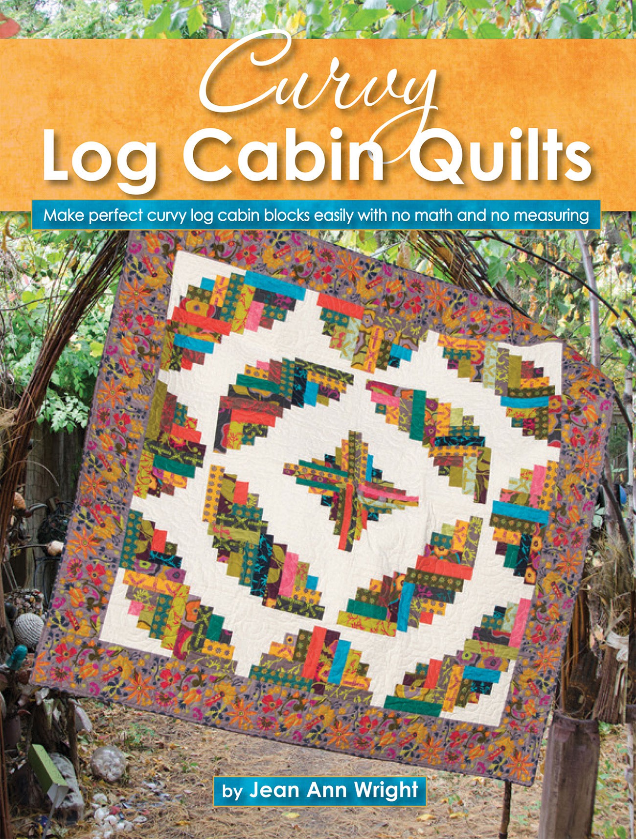 curvy-log-cabin-quilts-by-wright-jean-ann