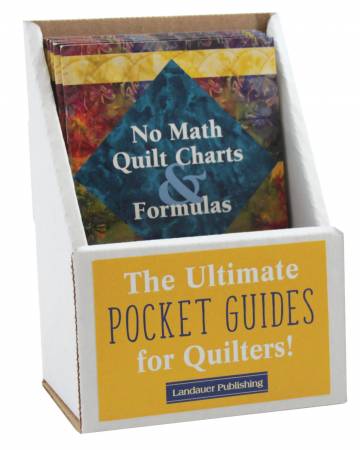 No Math Quilt Charts & Formulas Pocket Guide Displays