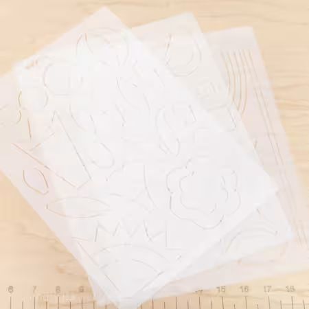 Applique Silhouettes Stencil Set