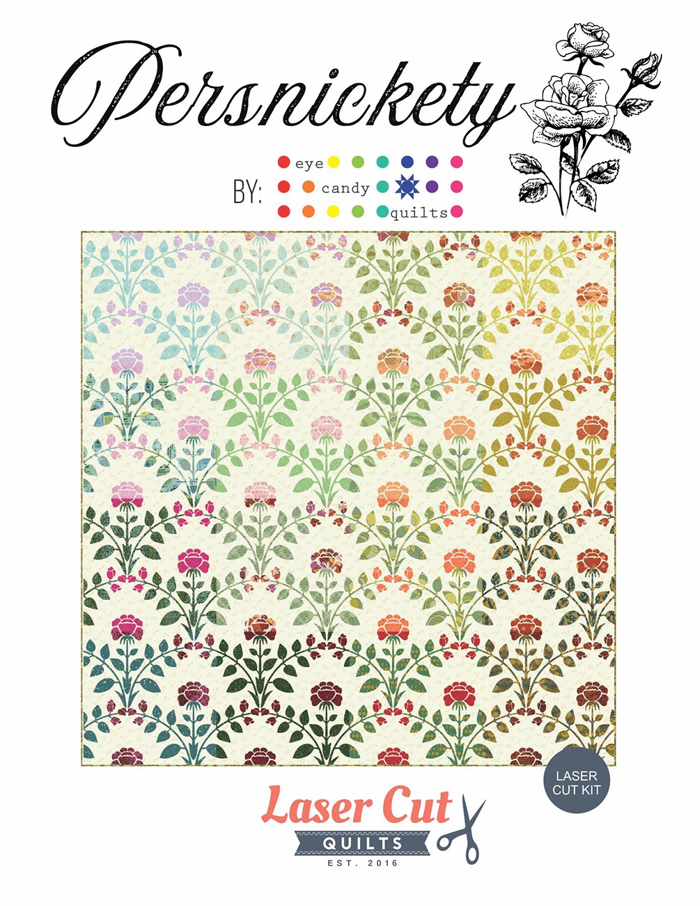 Laser-cut Kit: Persnickety by Eye Candy Quilts