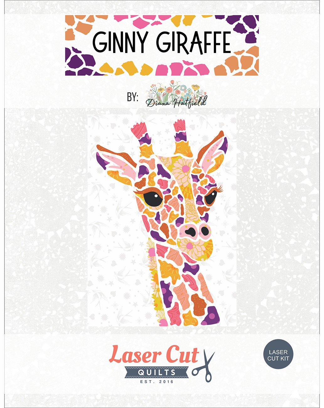 Laser-cut Kit: Gigi Giraffe by Diana Hatfield