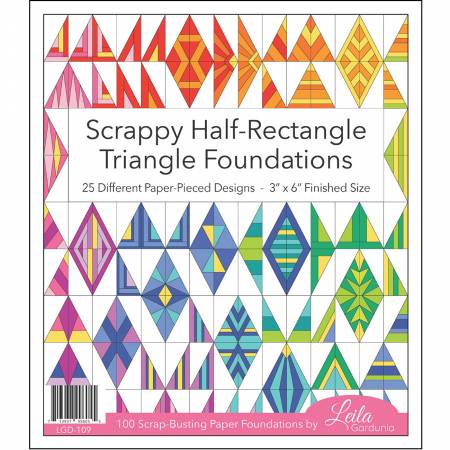 Scrappy Half-Rectangle Triangle Foundation Pad