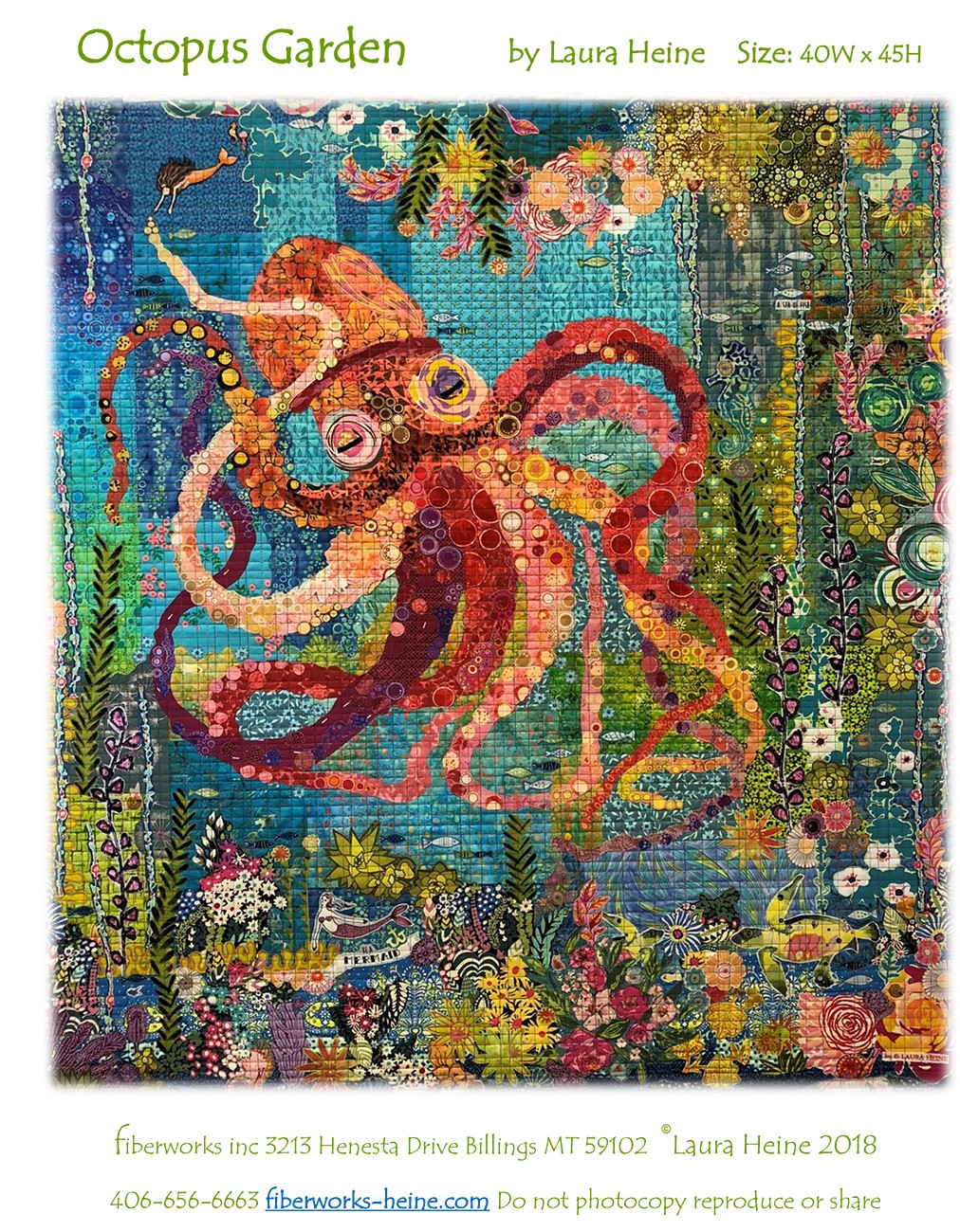 Octopus Garden Collage Pattern By Heine, Laura