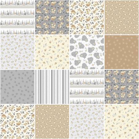 10in Squares Little Critters, 42pcs/bundle