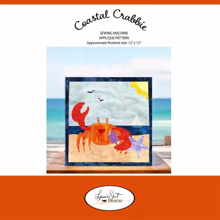 Coastal Crabbie Sewing Applique Pattern