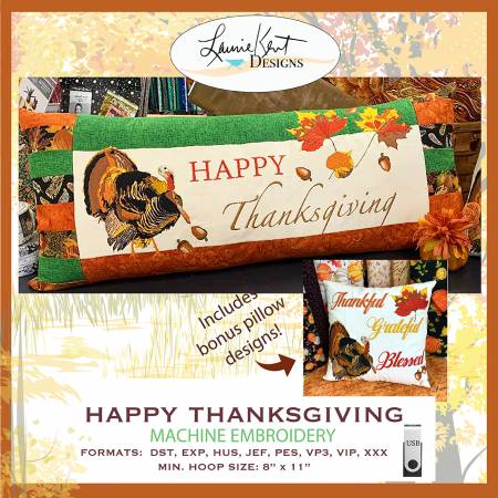 Happy Thanksgiving PLW Design USB